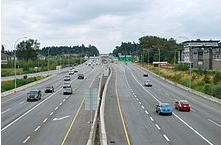 Trans-Canada Highway in Langley
